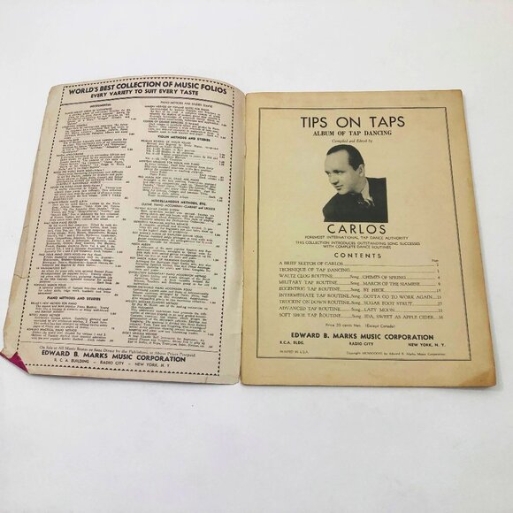 Tips On Taps Album of Tap Dancing Book I By Carlos 44 pages 1937 - Picture 3 of 7